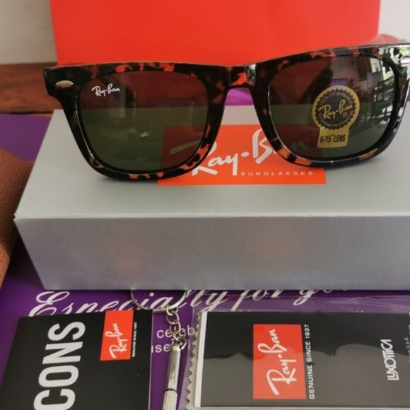 Lucky 🍀 Brand DUSK TORTOISE Wayfarer Sunglasses - Picture 2 of 6